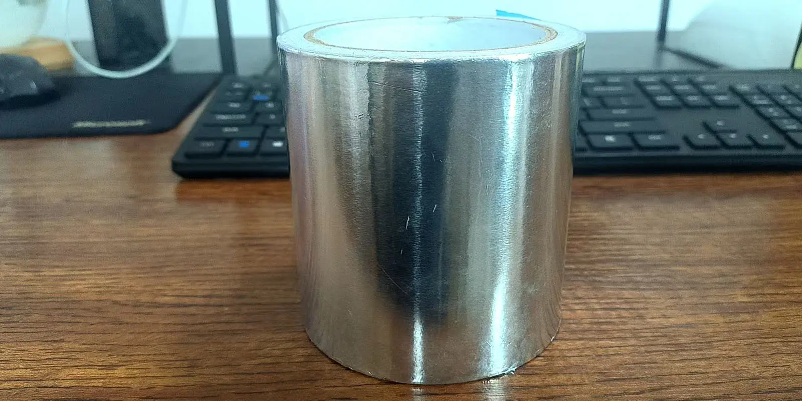 Selected aluminum foil material sample for double-layer license plate production